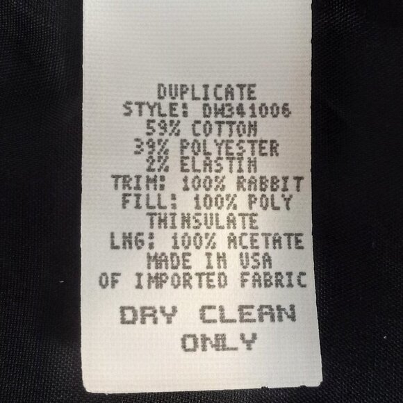 Wraps by Canvasbacks Rabbit Trim Print Jacket - Picture 9 of 9